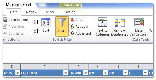 Excel-Filter-Data