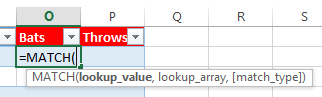 Match function inputs